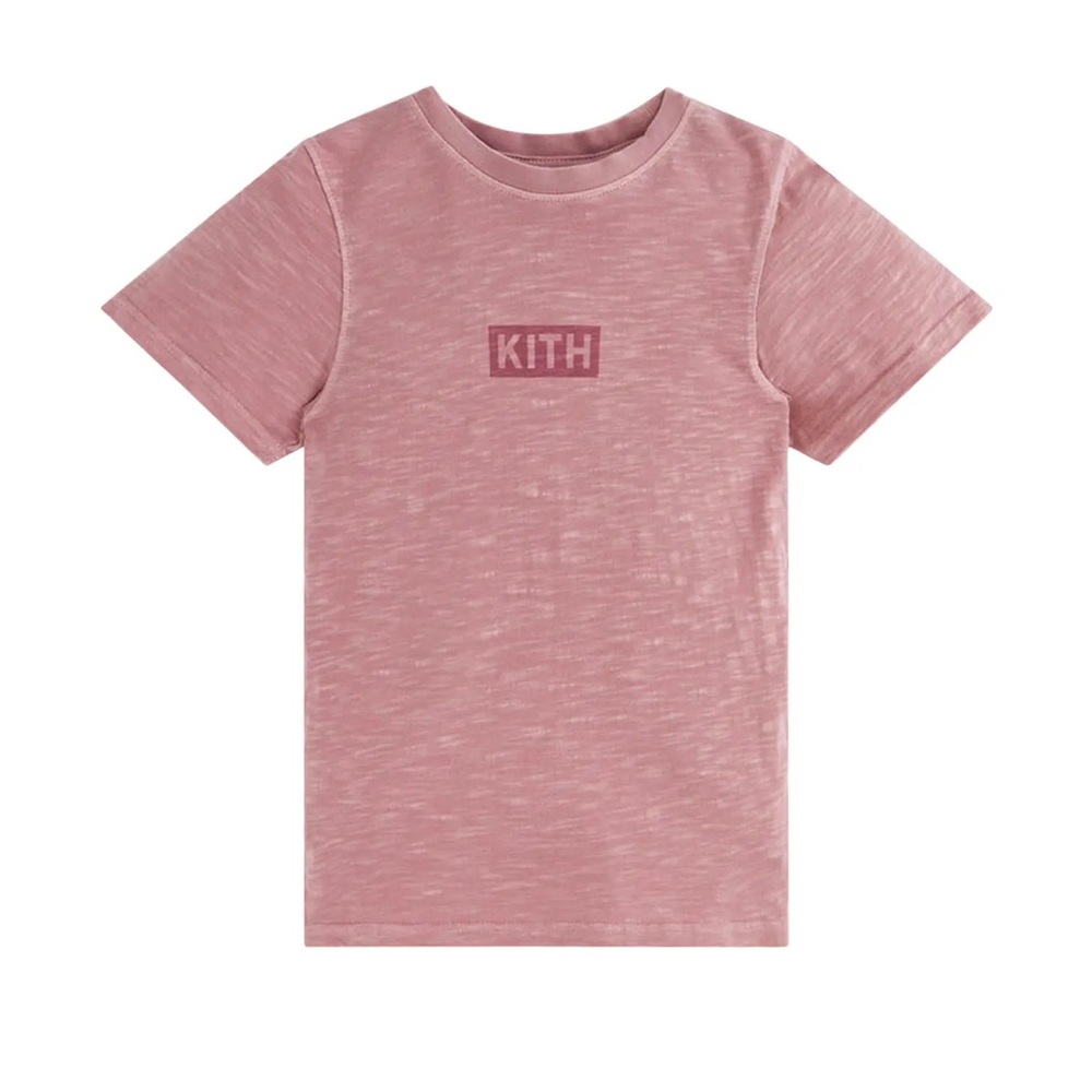 Kith Kids Script Tee - Dusty Quartz